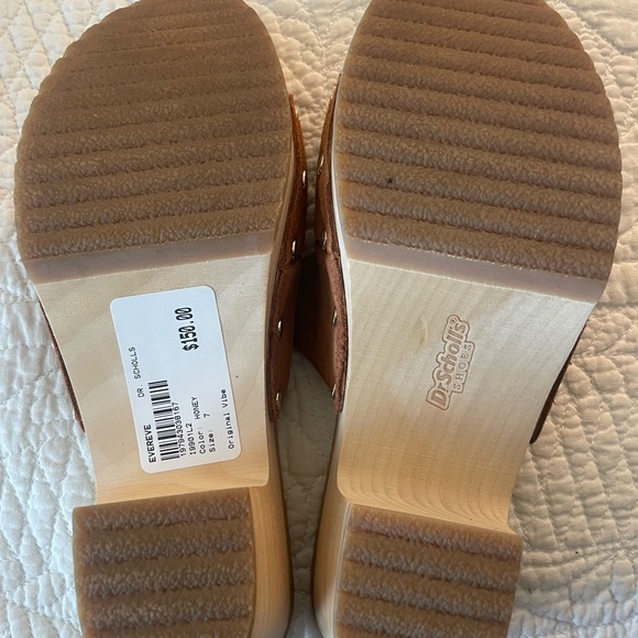 Dr. Schools Open Toe Clog Size 7 - Picture 5 of 5